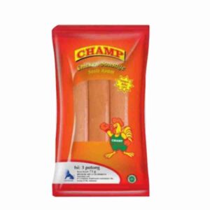 CHAMP CHICKEN SAUSAGE 75G (3)